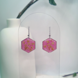 Boucles d’oreilles fleur de Panais – Nirisaya