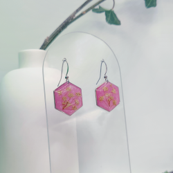 Boucles d’oreilles fleur de Panais – Nirisaya