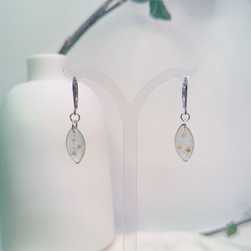 Boucles d’oreilles fleur d'Orpin d'Espagne - Nirisaya