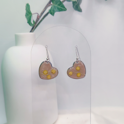 Boucles d’oreilles fleur de Mimosa – Nirisaya