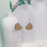 Boucles d’oreilles fleur de Mimosa – Nirisaya
