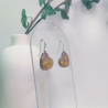 Boucles d’oreilles fleur de Mimosa – Nirisaya