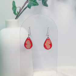 Boucles d’oreilles feuilles de Trèfle