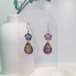 Boucles d’oreilles fleur de Carotte – Nirisaya