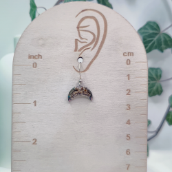 Boucles d’oreilles fleur de Cerfeuil et Pouzzolane - Nirisaya