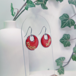 Boucles d’oreilles fleur de Sureau – Nirisaya