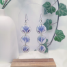 Boucles d’oreilles fleur de Bleuet – Nirisaya