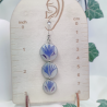 Boucles d’oreilles fleur de Bleuet – Nirisaya